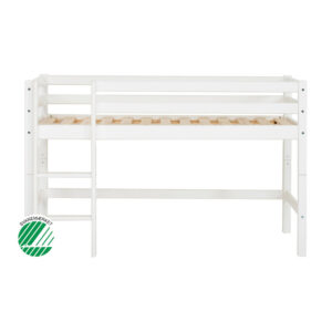 ECO Dream Halvhøj seng (delbar) 70x160 cm. - hvid