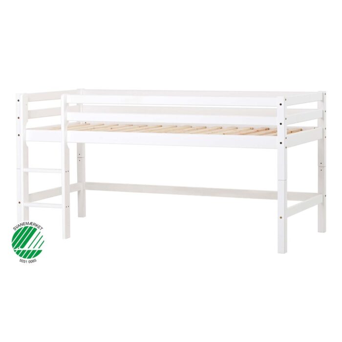 ECO Dream Halvhøj seng (delbar) 90x200 cm. - hvid FSCÂ®