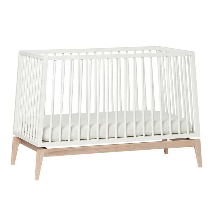 Leander Luna babyseng 60x120 cm - Hvid/Eg