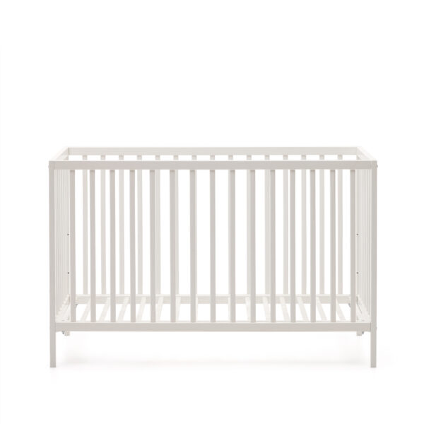 KAVE HOME Shantal tremmeseng til baby, justerbar madrashøjde - hvid asketræ (60x120)