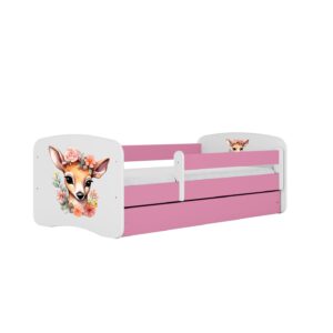 KOCOT KIDS Seng babydreams pink bambi uden skuffe med latexmadras 180/80
